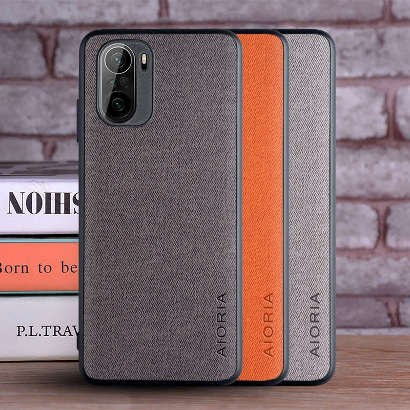 Чехол из текстильной ткани для Xiaomi Poco F3 5G чехол ТПУ + ПК 2 в 1 xiaomi poco f3 | Мобильные