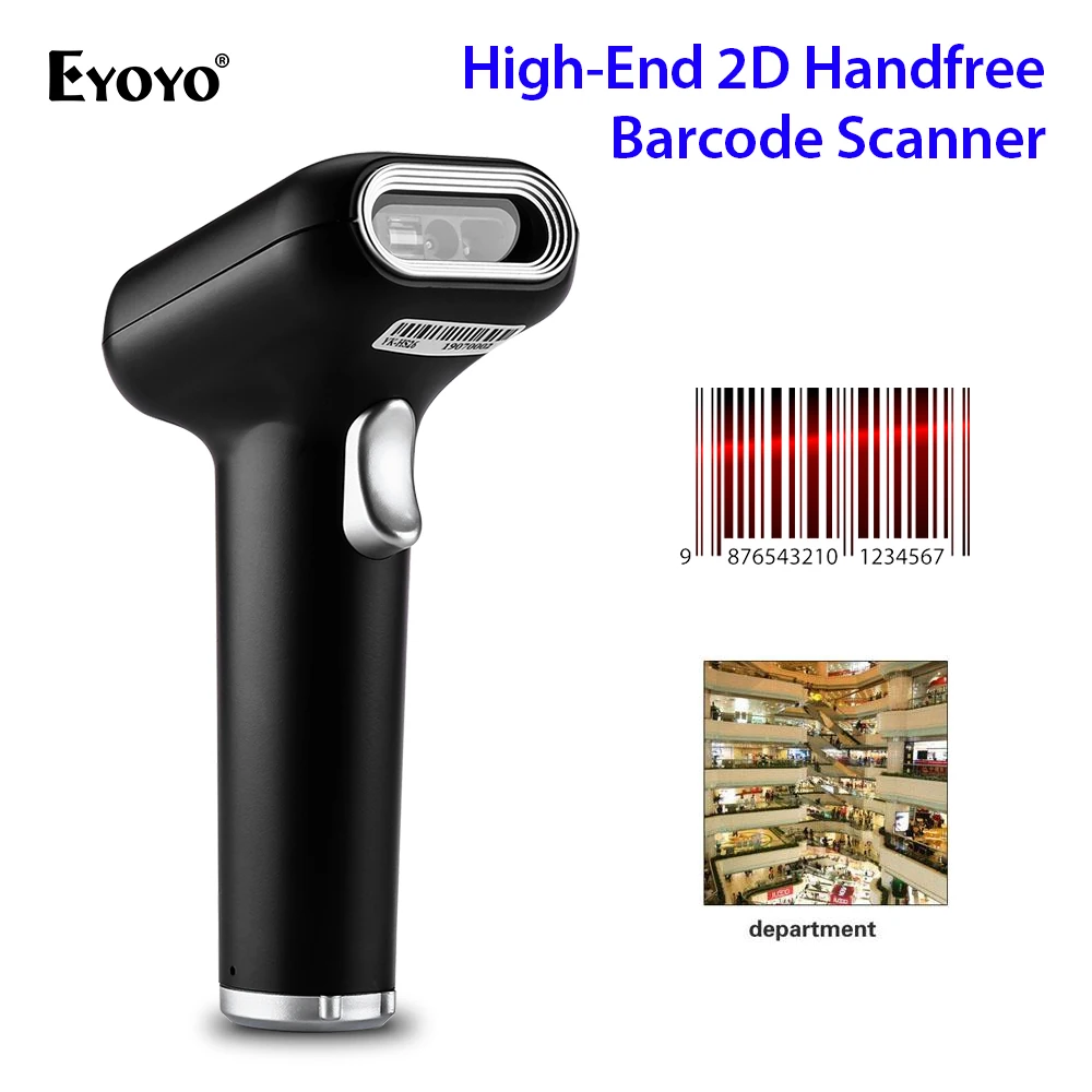 Eyoyo 2D QR сканер штрих-кода HS26 аптека GS1 Datamatrix русская сигарета алкоголь PDF417 Code39 QR USB кабель сканер