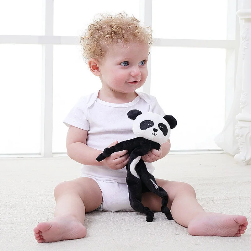 

Baby Plush Stuffed Toys Cartoon Soothe Appease Workmanship Elephant Rabbit Teether Newborn Soft Comforting Towel Sleeping Toys