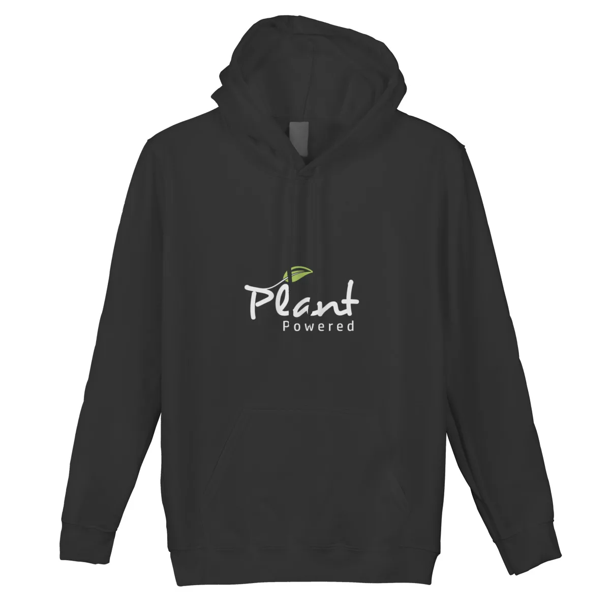 

Men's Hoodie Vegan Plant Powered blackCotton Kawaii long Sleeve Top quality Hood Mens Clothes 39075