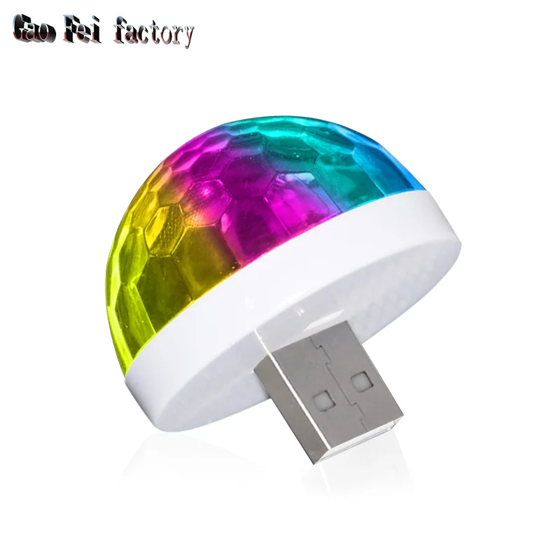 Мини Usb диско светильник Led вечерние s Портативный кристалл магический шар