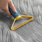 Портативная многофункциональная двусторонняя щетка для ворса для коврового покрытия, шерстяного пальто, одежды, пуха, ткани, бритва, инструмент для удаления меха