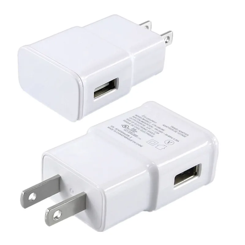 

1000pcs/lot Eu & US 2A Ac home wall charger power adapter adaptor for iphone 5 6 Samsung s3 s4 s5 s6 htc mp3