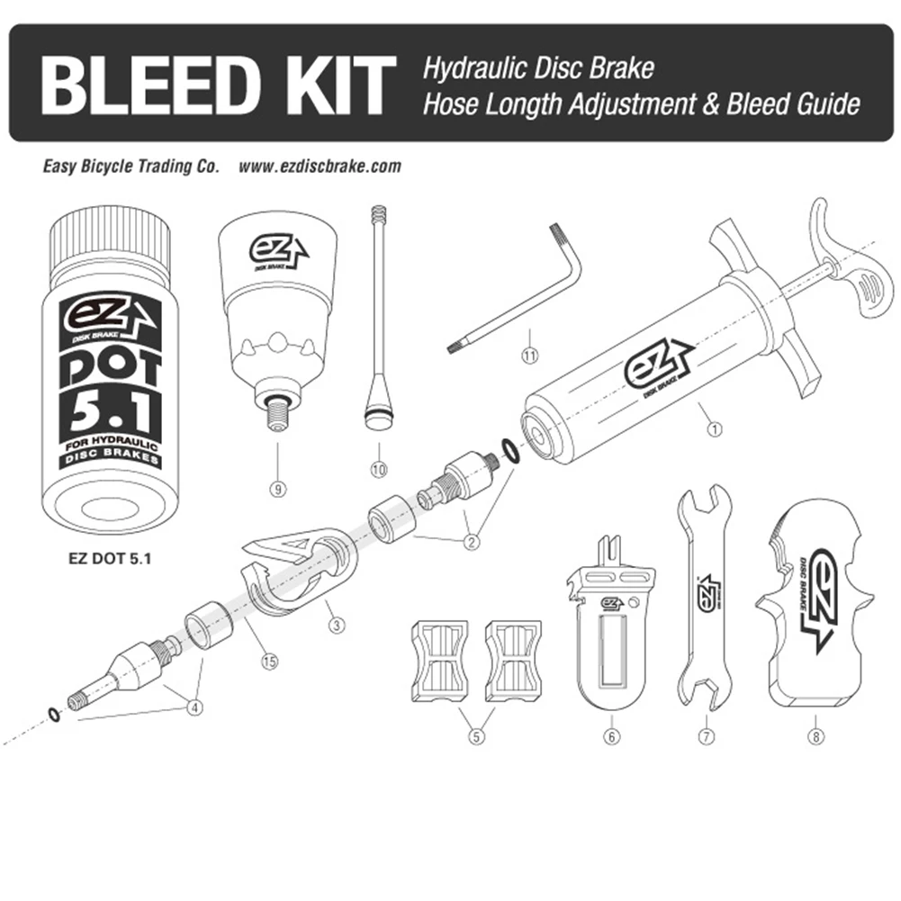 

Cycling Universal With Funnel Hydraulic Disc Portable Adapter Repair Tool Mineral Oil Fluid Bike Brake Bleed Kit Outdoor Sports