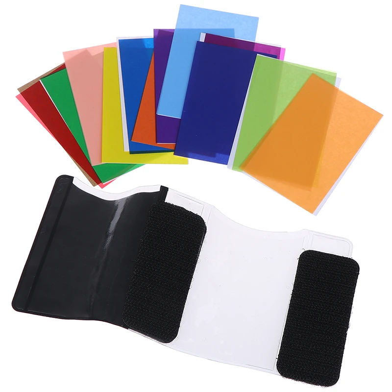 12 видов цветов/Набор цветных фильтров для камеры гелевый фильтр фотосъемки