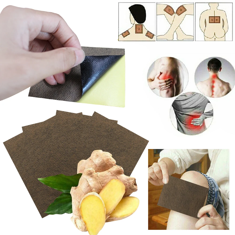 50 шт. натуральные травяные Имбирные теплые пасты теплая паста Успокаивающая