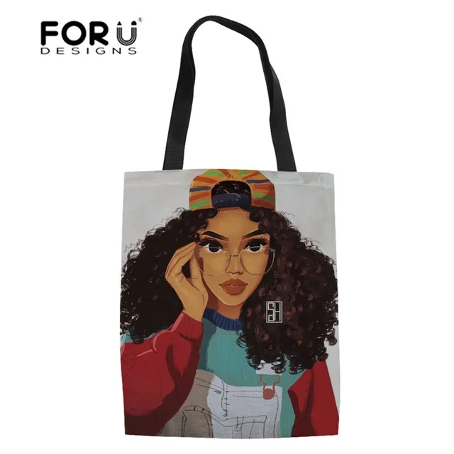 FORUDESIGNS/племенной этнический Женский Ретро сумка на плечо большая льняная художественная женская сумка для девочек в африканском стиле с традиционным принтом сумка из перерабатываемого материала - Цвет: Бургундия
