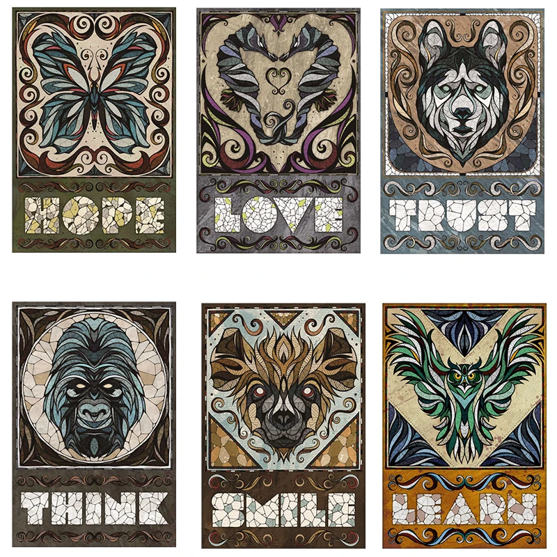 

Vintage Metal Poster Plaque Love Brave Metal Tin Signs Wall Decor For Bar Pub Club Retro Tin Plate Home Decor Painting 20*30cm