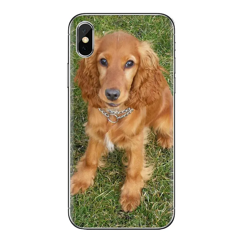 Cocker Spaniels dog puppies Poster For Samsung Galaxy J1 J2 J3 J4 J5 J6 J7 J8 Plus 2018 Prime 2015 2016 2017 Soft TPU Phone Case |