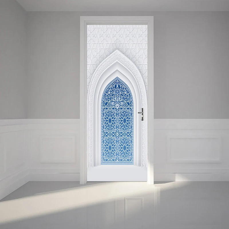 Дверные наклейки домашнее специальное украшение креативные Настенные обои в