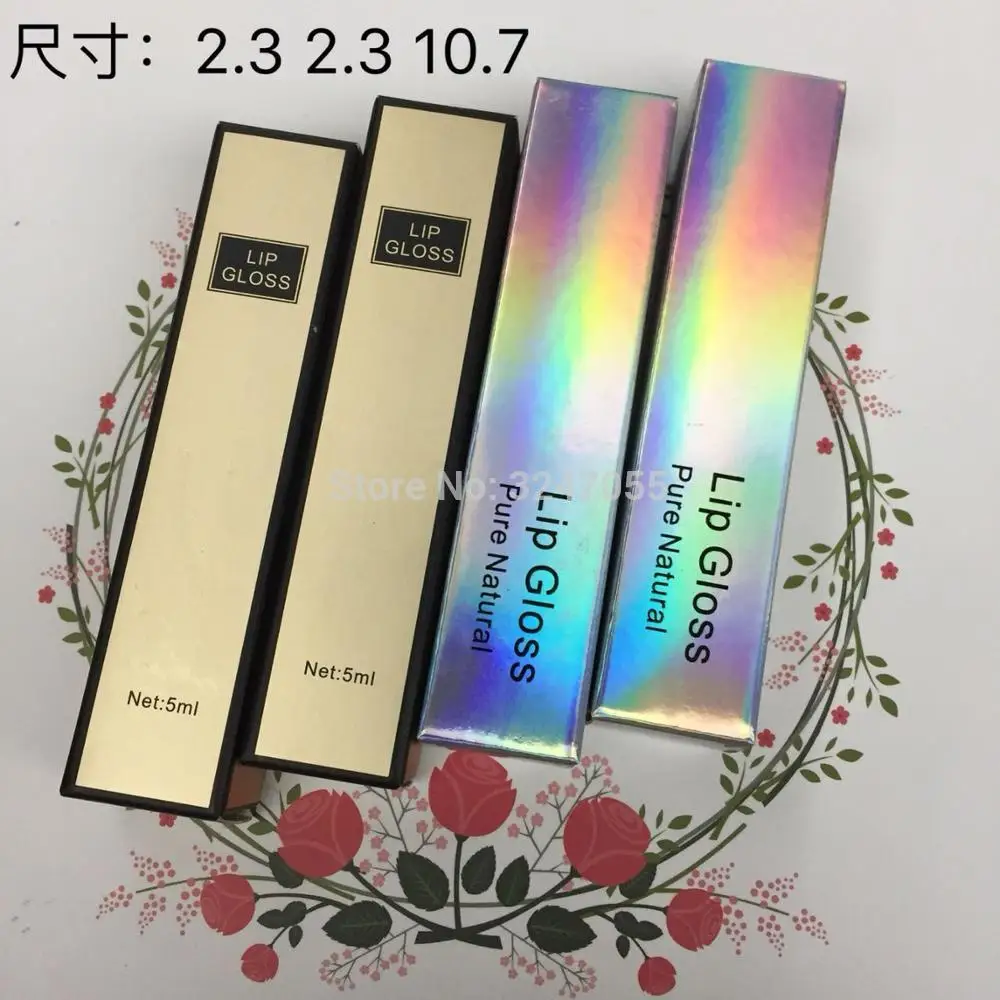 Упаковочная коробка для косметики 23*23*107 мм цветная упаковочная флакона блеска