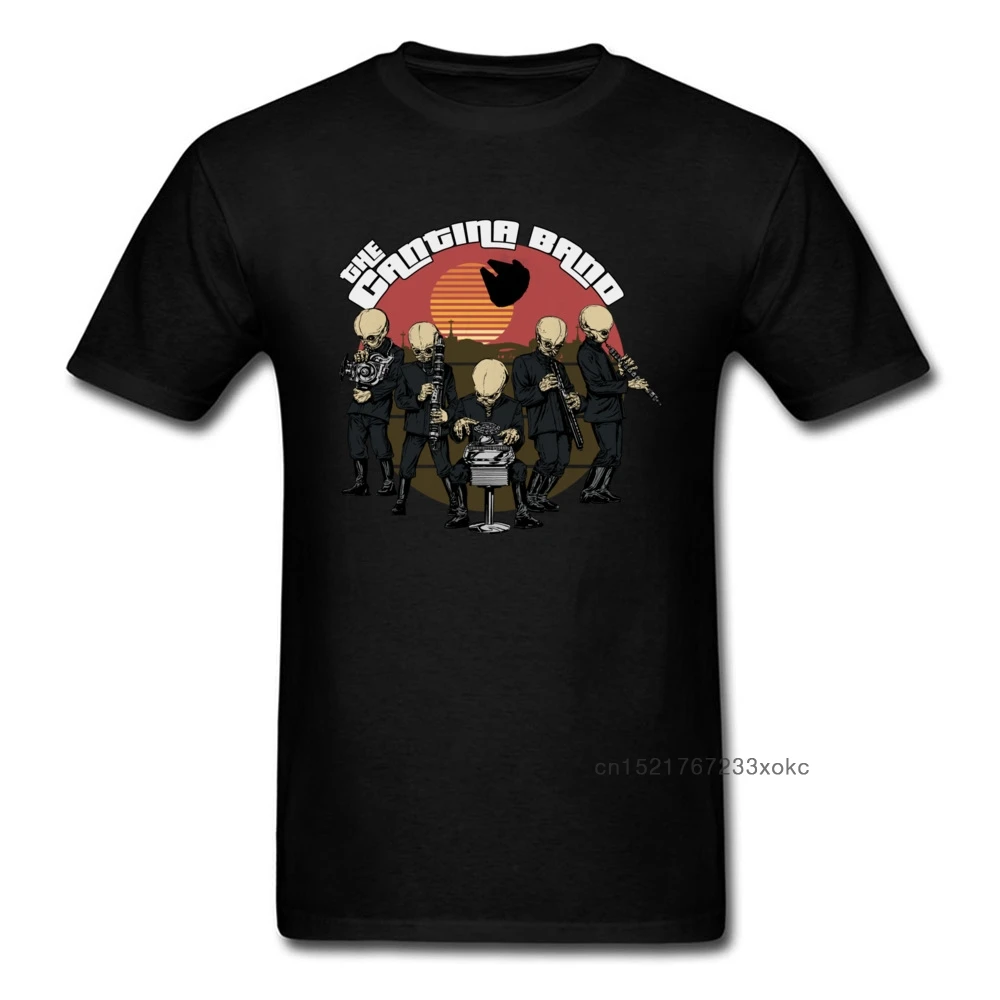 Футболка Cantina Band для мужчин черная женская футболка с рисунком черепа одежда