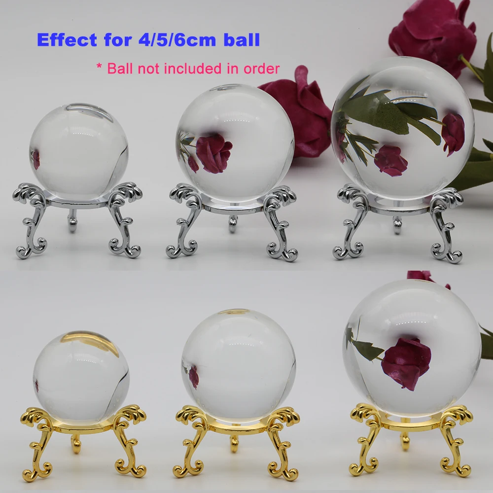 Металлическая подставка для дисплея хрустальный шар объектива большое