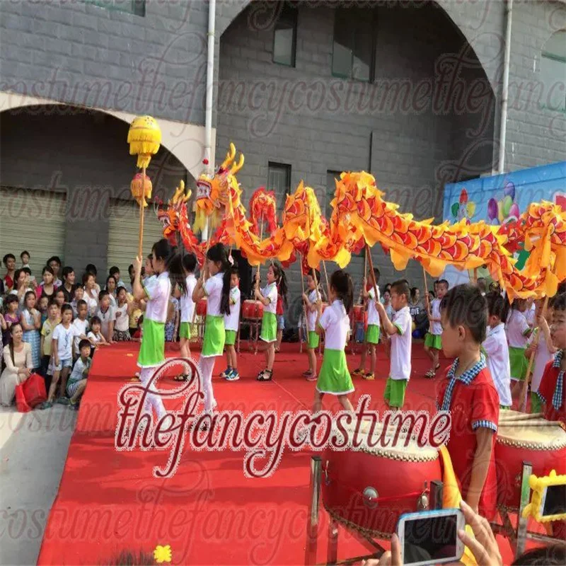 Костюм Шелковый для танцев дракона sz 6 3 1 м 4 школьника Хэллоуин фотосессия