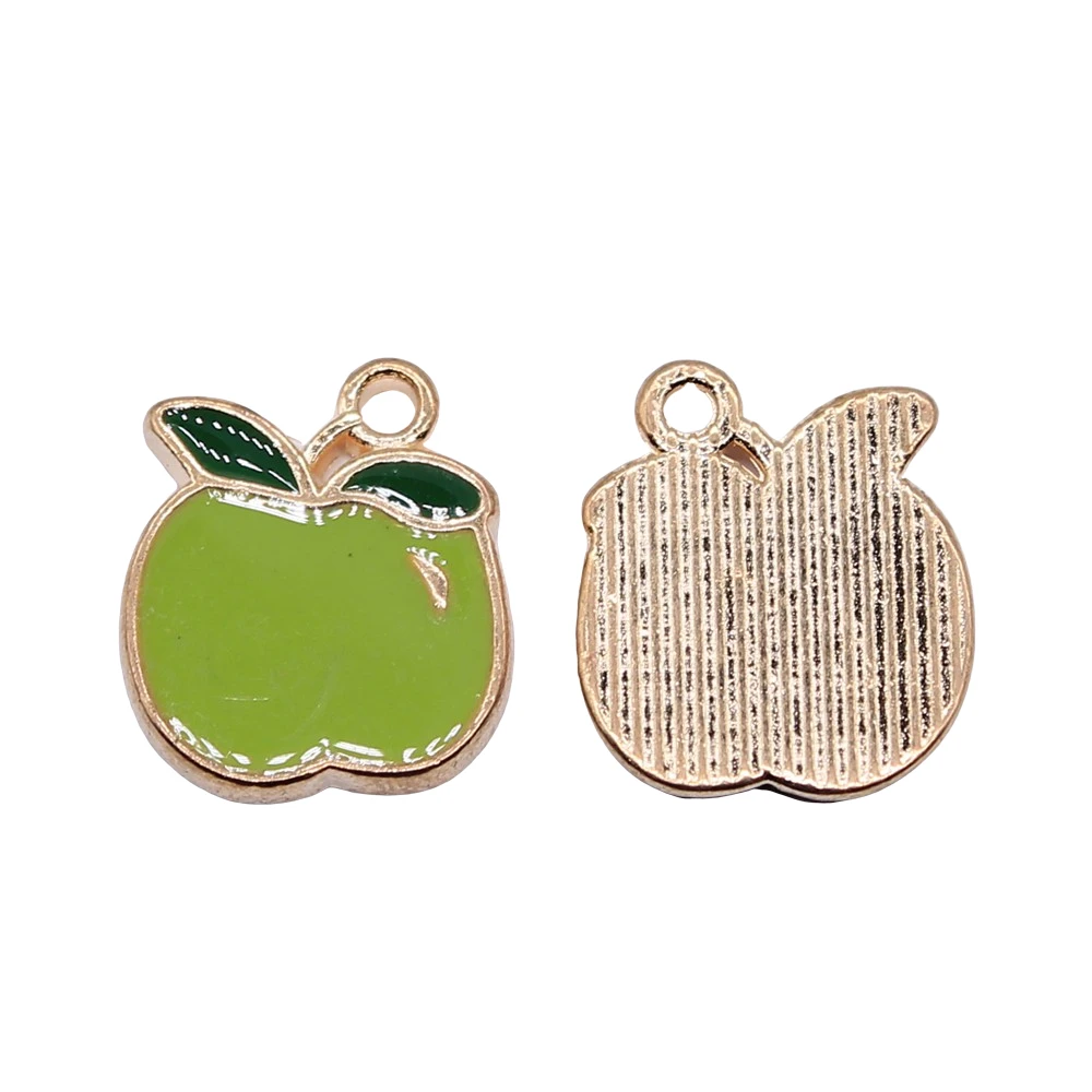 

10 шт., позолоченные подвески из цинкового сплава, 15 х13 мм