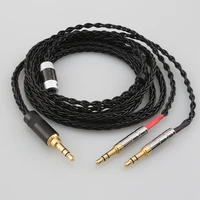 hifi silver plated headphone upgrade cable for sundara aventho focal elegia t1 t5p d7200 d600 d7100 mdr z7 headphone diy