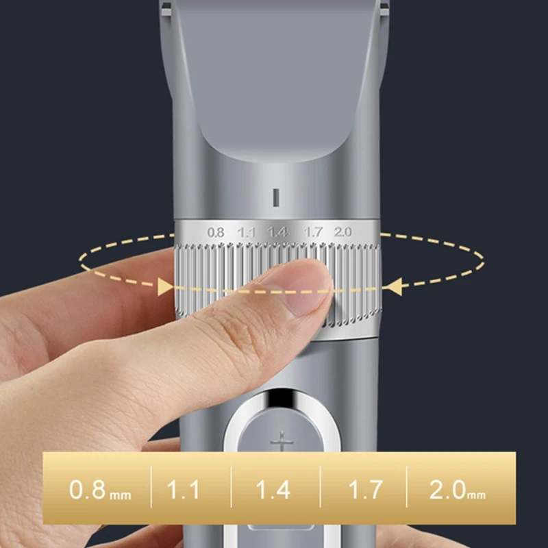 

Hair Clippers Professional Barber Shavers Machine 5-Speed Rechargeable Cordless Haircutting Tools