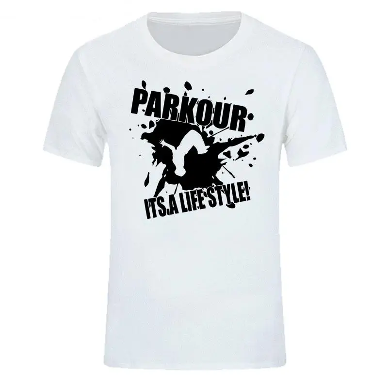 

New Parkour Its A Lifestyle T Shirt Men Short Sleeve T-Shirt Cotton Shirt O-Neck Casual Camiseta Tshirt Brand Clothing