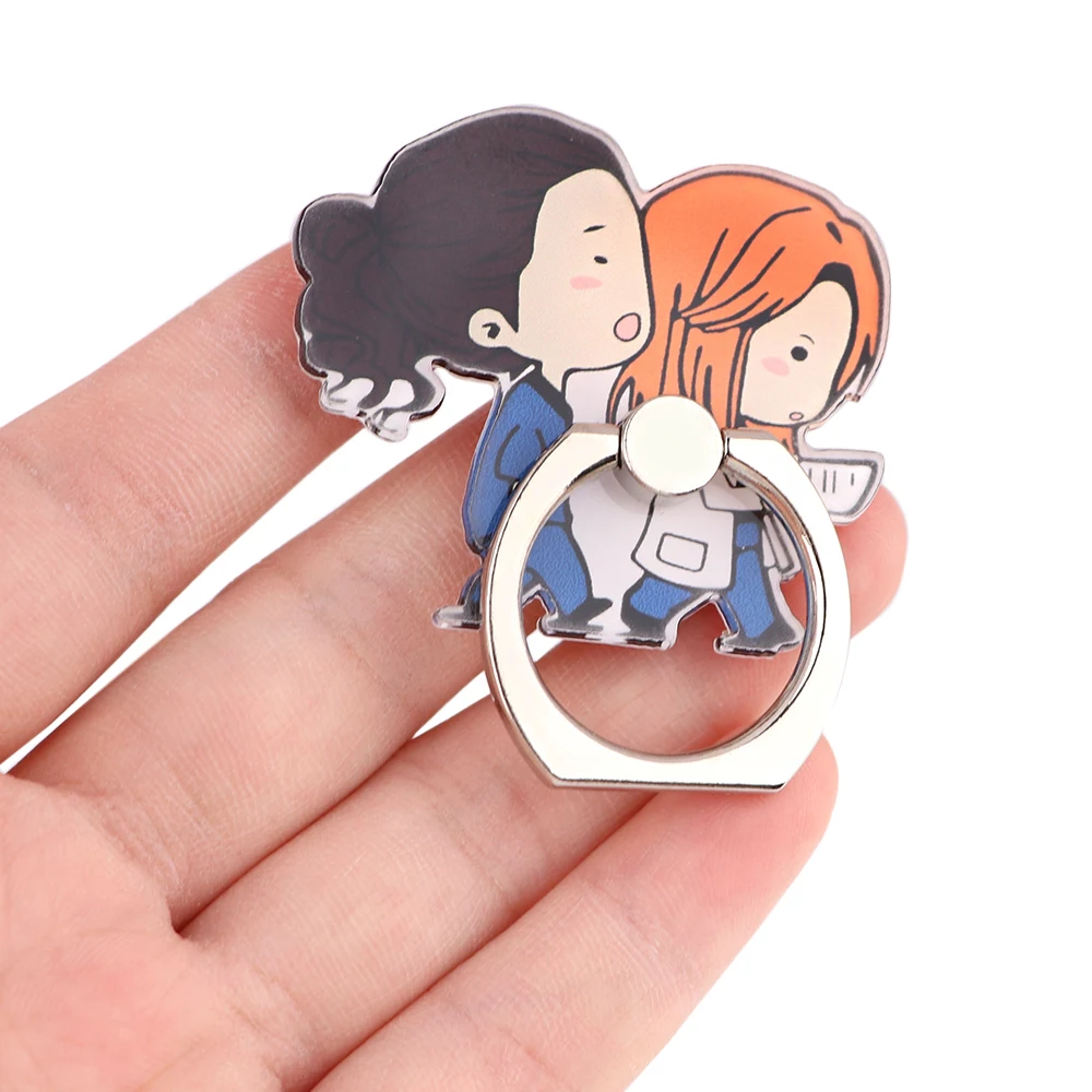 20pcslot bh1646 greys anatomy ring buckle bracket mobile phone for phone stand holder phone holder stand for doctor nurse free global shipping