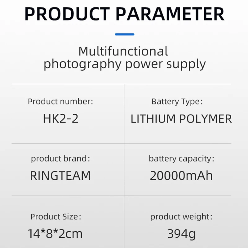 Для широкого фотоPower Bank Graphy Mobile Power HK2-2 Камера для телефонов Сверхбольшая емкость