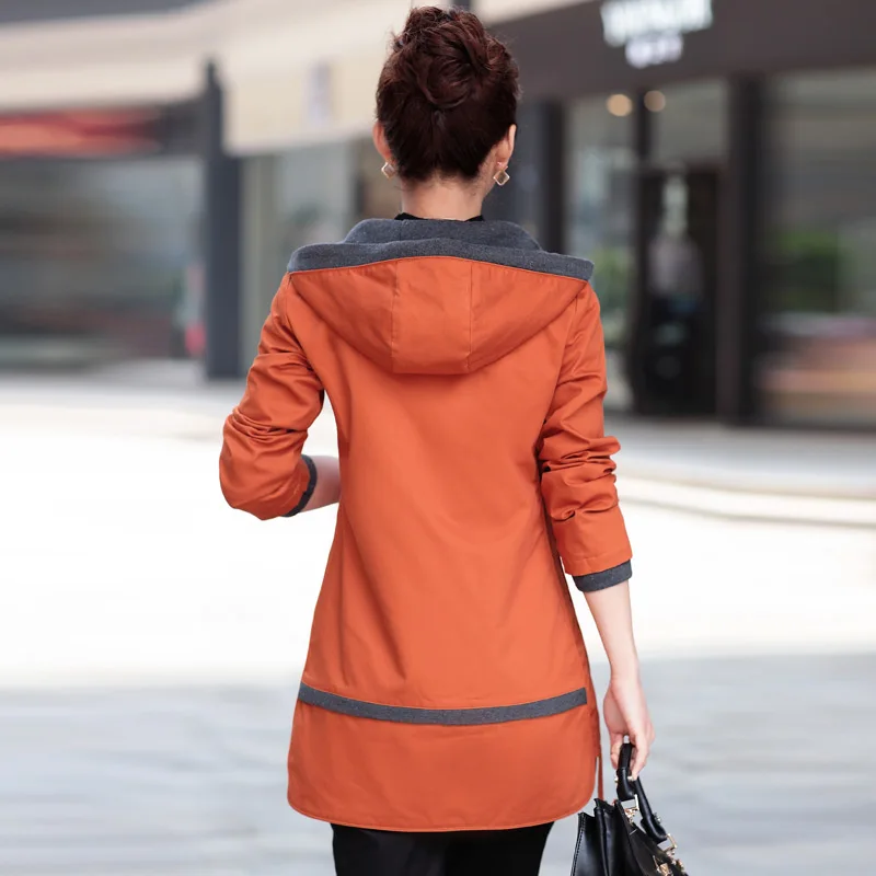 Новинка осенне зимний женский тренчкот облегающая модная ветровка средней длины