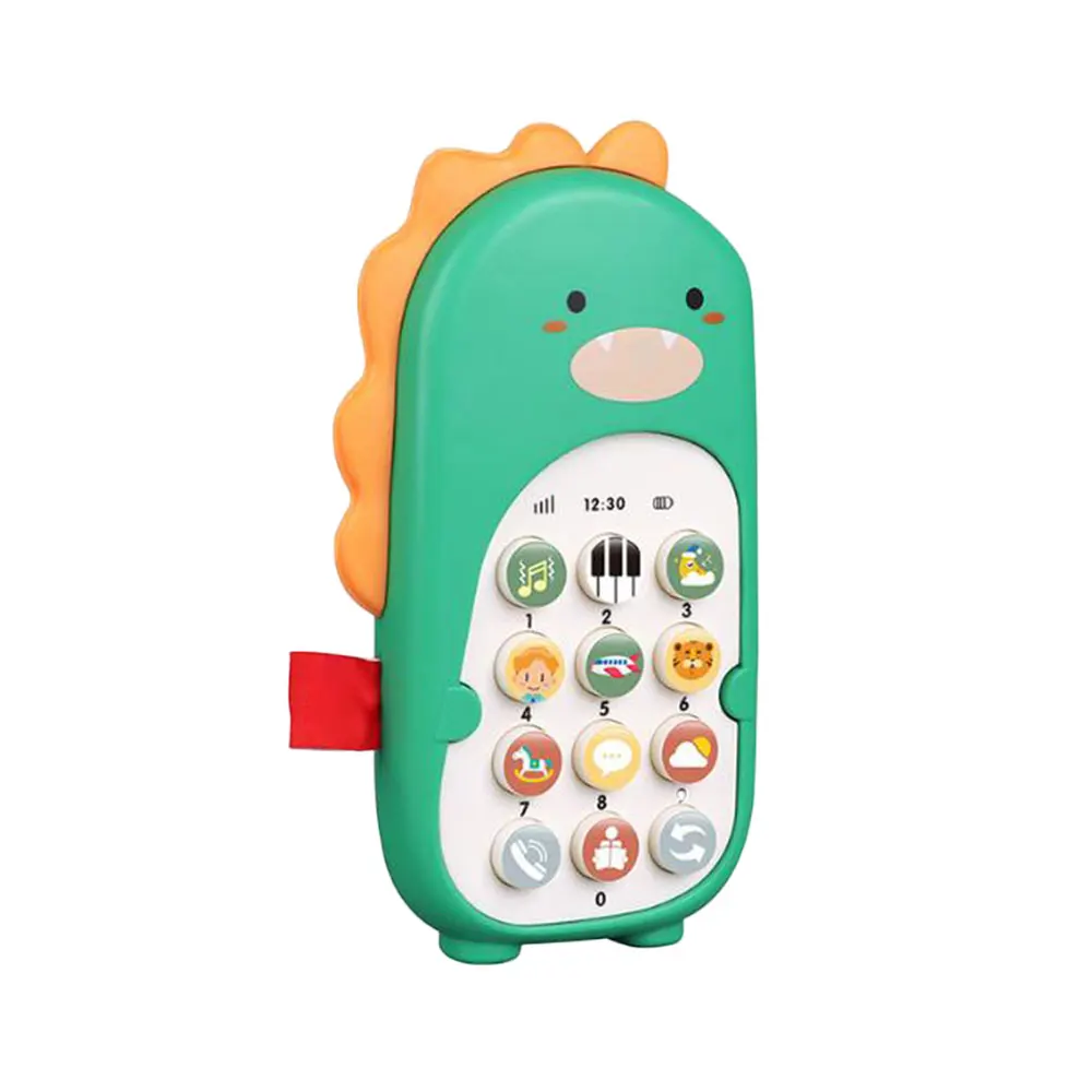 Электронная игрушка телефон в виде динозавра милого детского мультяшного