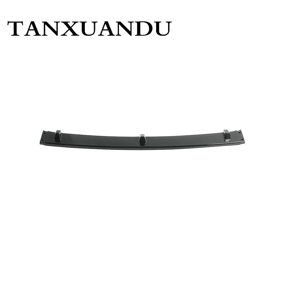 1026 роспись черный глянец 3-ступенчатый передний бампер спойлер днища крыло Спорт