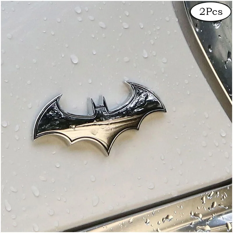 Автомобильный 3D металлический стикер Авто летучая мышь эмблема Мотоцикл Логотип