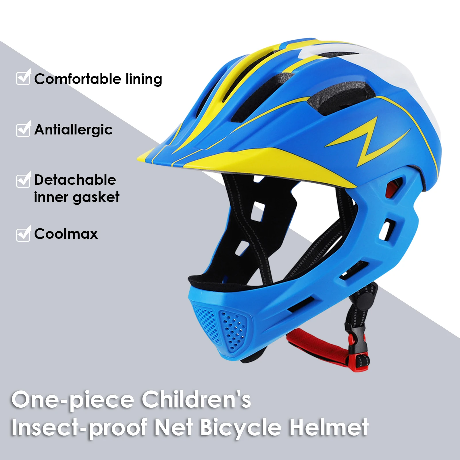 

Light Cycling Bike Helmet One-piece Anti-insect Net Lamp Safety Helmet Unisex Bicycle Helmets Cycling Bicycle Accessories