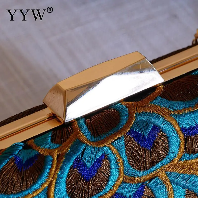 Винтажная вышитый клатч сумка с кошелеком для свадебной вечеринки сумки женщин