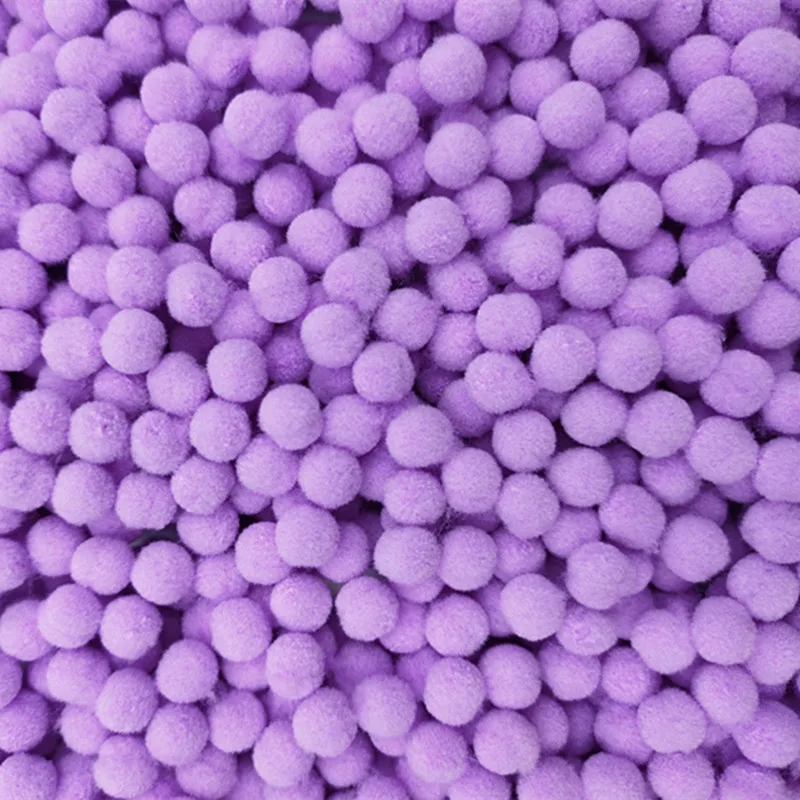 2000 шт. миниатюрные пушистые Помпоны 10 мм разноцветные мягкие помпоны плюшевые