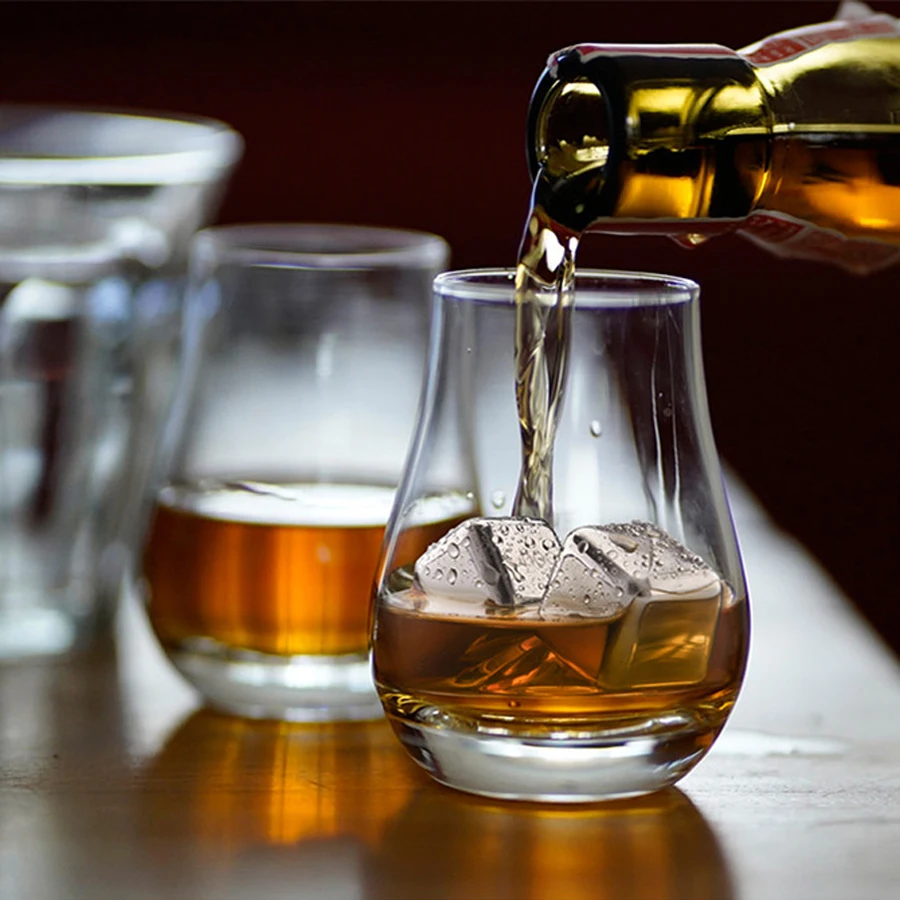 Кубик льда для виски вина из нержавеющей стали|Охладители и холодильники вина| |