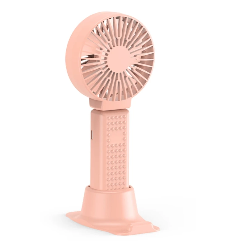

Multi-Functional Handheld Fan Power Bank USB Charge Battery Operated Personal Fan Rechargeable Strong Airflow5 Colors