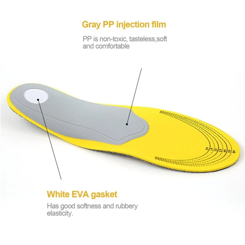 Stretch Breathable Insoles Deodorant Running Cushion Insoles For Man Women Unisex Shoes Sole Orthopedic Pad Insole Accessories