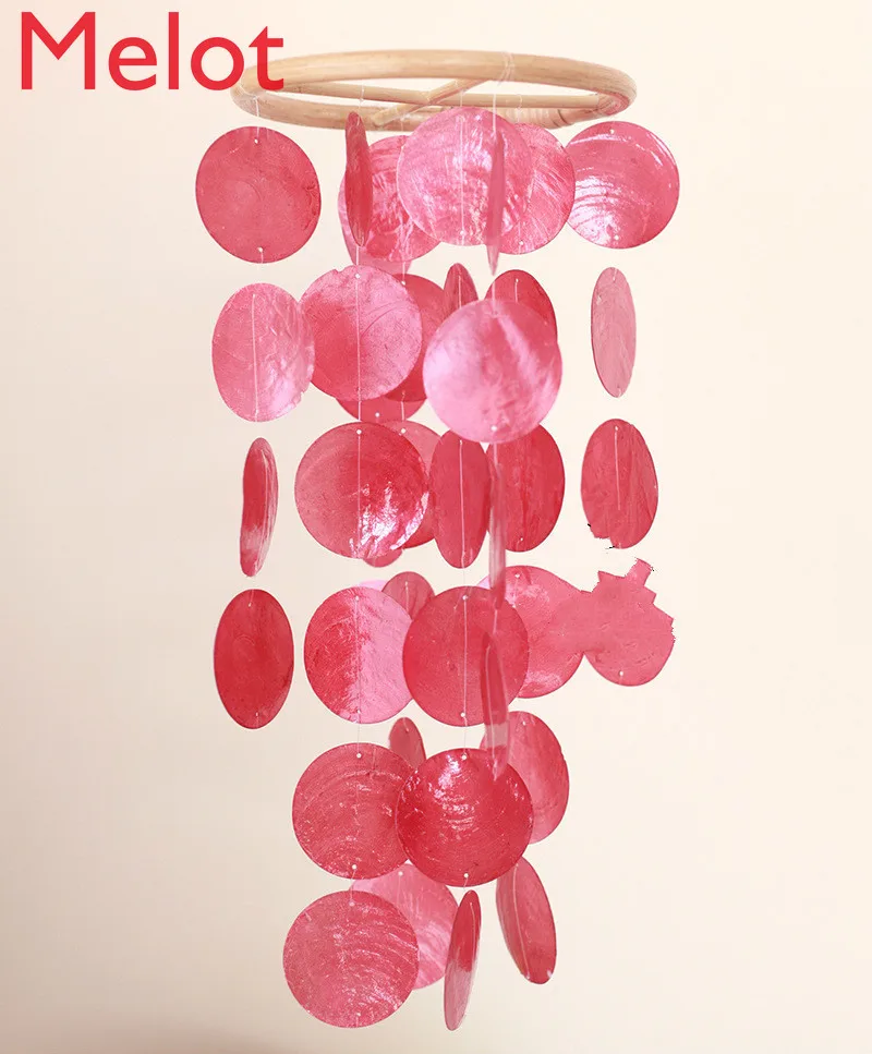 

Japanese Style Simple and Natural Shell Decorative Wind Chimes Modern B & B Home Decoration Wind Chimes Wall Hanging Decor