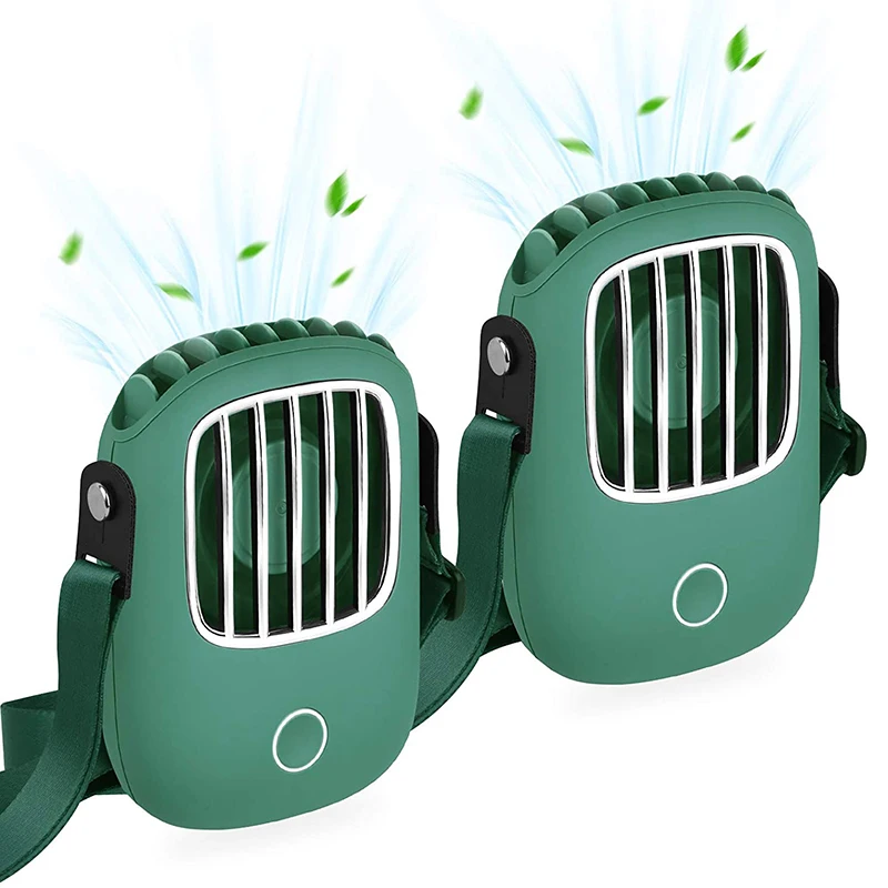 

Portable Mini Fan, Rechargeable Handheld Fan USB Small Personal Battery Operated Neck Fans Hand Free