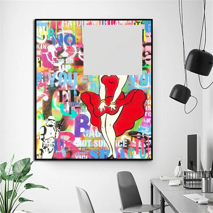 

Картина на стену в виде граффити