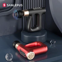 sanlepus pulse massage gun electric massager hot compress gun deep muscle relaxation for body neck back percussion pain relief
