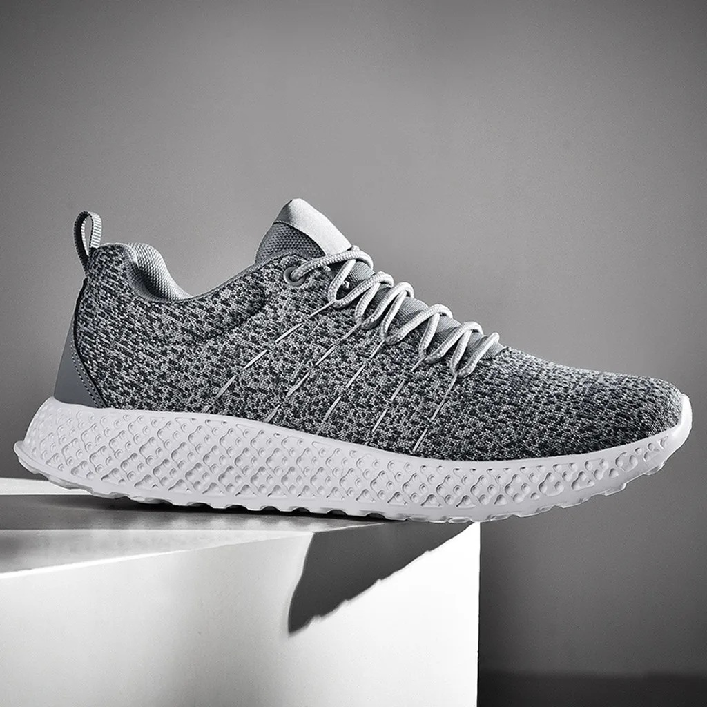 

New Fashion Outdoor Men Running Shoes Male Jogging Sports Shoes Men Walking Sneakers Lace-up Athletic Breathable Trainers