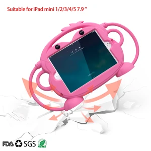 Силиконовый чехол-подставка для iPad Mini 1, 2, 3, 4, 5, 7,9 дюйма