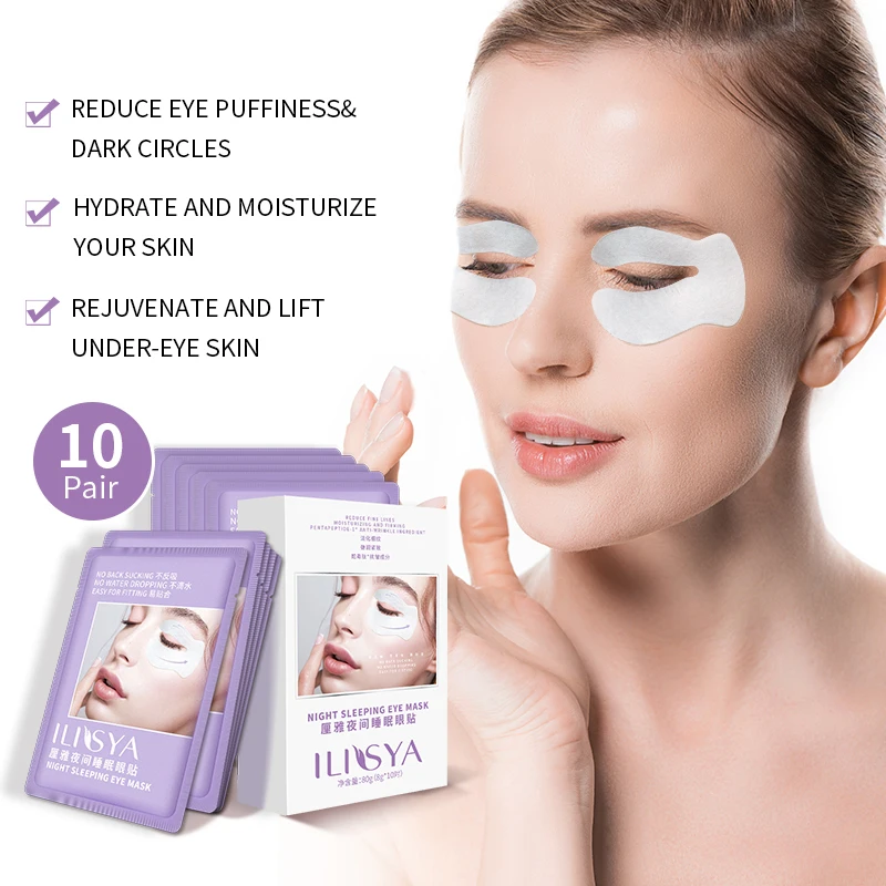 

C-shape Gel Eye Patches for Dark Circles Anti Wrinkle Moisturizing Eye Mask Collagen Patch