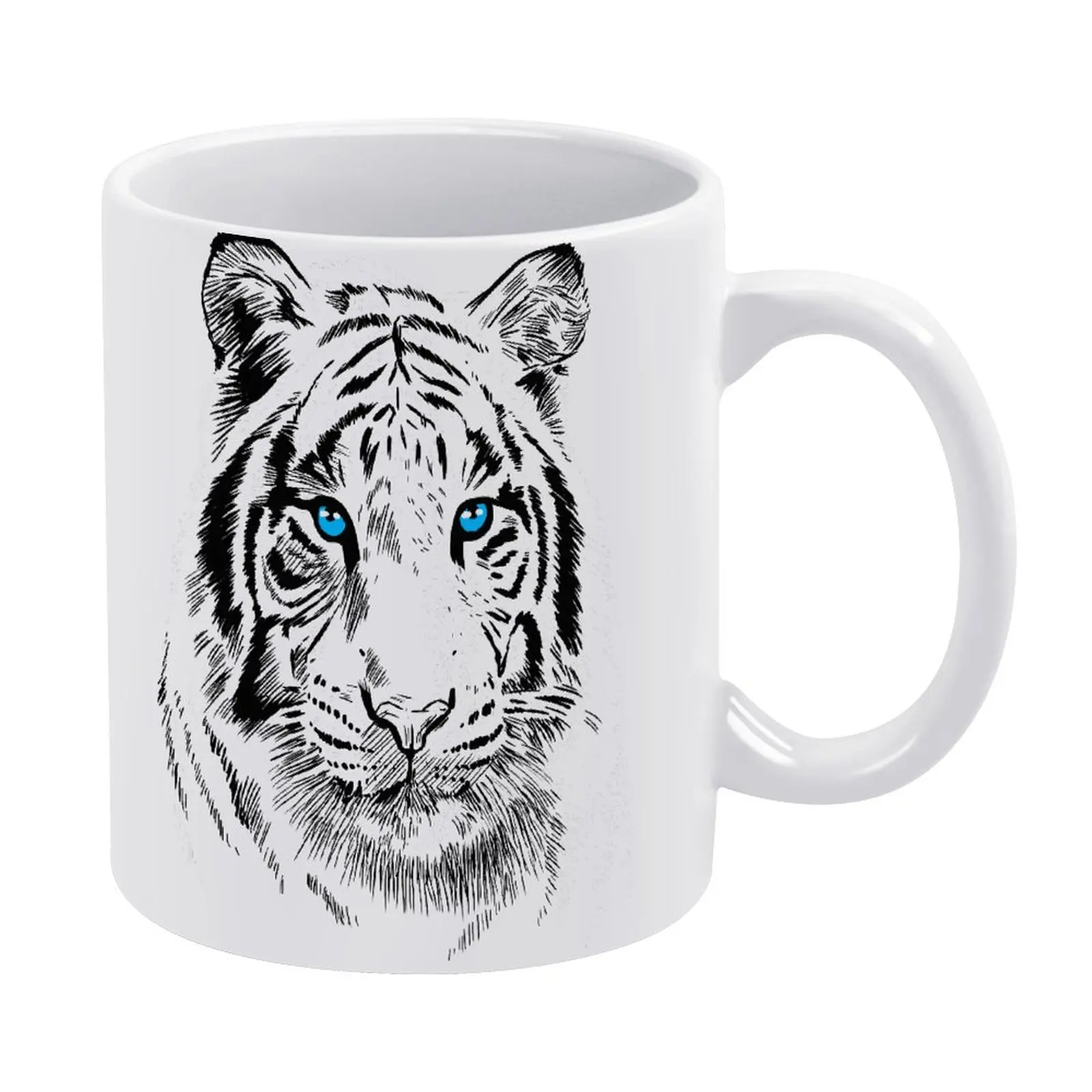 Tiger Mug Ceramic Chat Cheap Cute Cups | Mugs