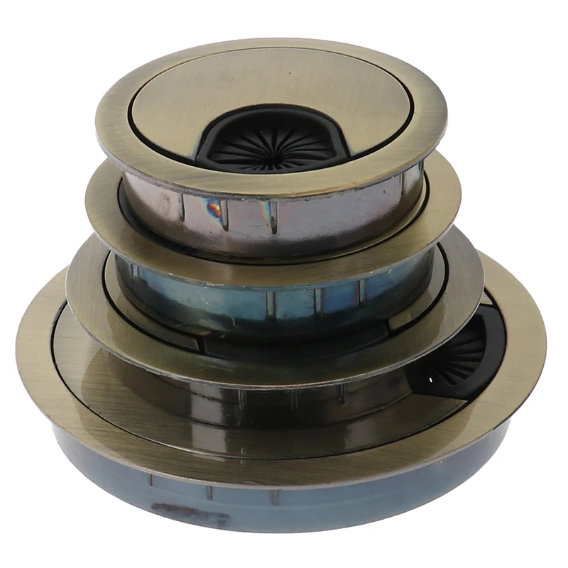 Desk Wire Hole Cover Base Computer Grommet Table Cable Outlet Port Surface Line Box Furniture Hardware | Обустройство дома