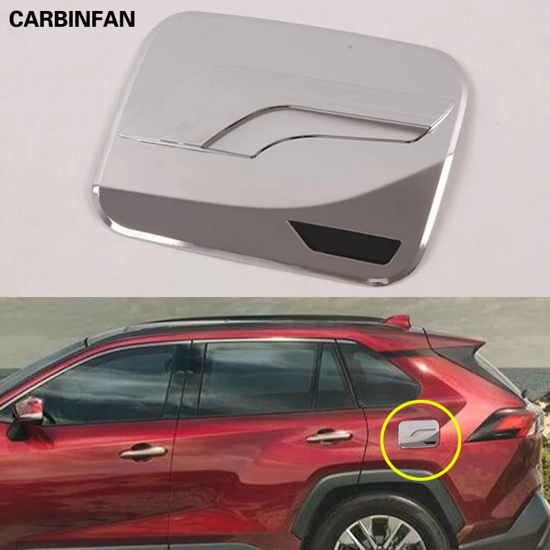 Автомобильный Стайлинг внешняя хромированная углеродная Крышка для газового