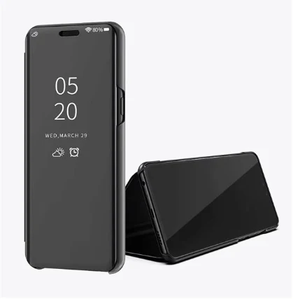 Роскошное умное зеркало флип чехол для Motorola One power P30 Note Прозрачный чехол для Moto G6 Play E5 чехол для Moto G7 Plus Fundas