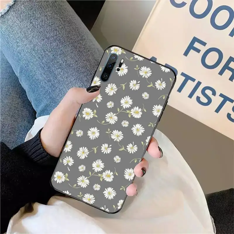 

Vintage Flowers Phone Case For Huawei honor Mate P 9 10 20 30 40 Pro 10i 7 8 a x Lite nova 5t