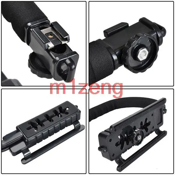 Отличный держатель с супер ручкой для стабилизации вспышки видеокамеры DV Mic