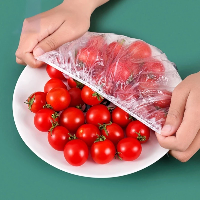

50/100pc Disposable Cling Film Cover Household Refrigerator Food Fruit Preservation Cover Dust-proof Plastic Fresh-keeping Cover