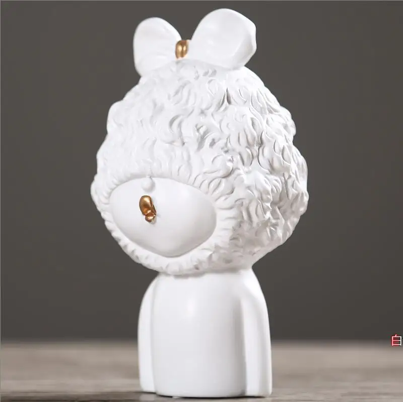 

Modern Creative Resin Cute Baby Boy Ornament Small Lolita Home Furnishing Craft Decoration Home Desktop Sculpture Accessories