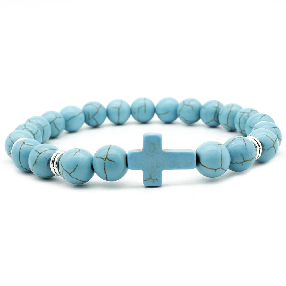 

European And American Original Pop Style Simple, Elegant, Atmospheric High-grade White Cross Accessories Bracelet